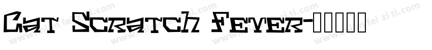 Cat Scratch Fever字体转换
